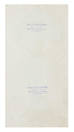 Porcelain Lumen - Original China Ink and Watercolor - 1890s