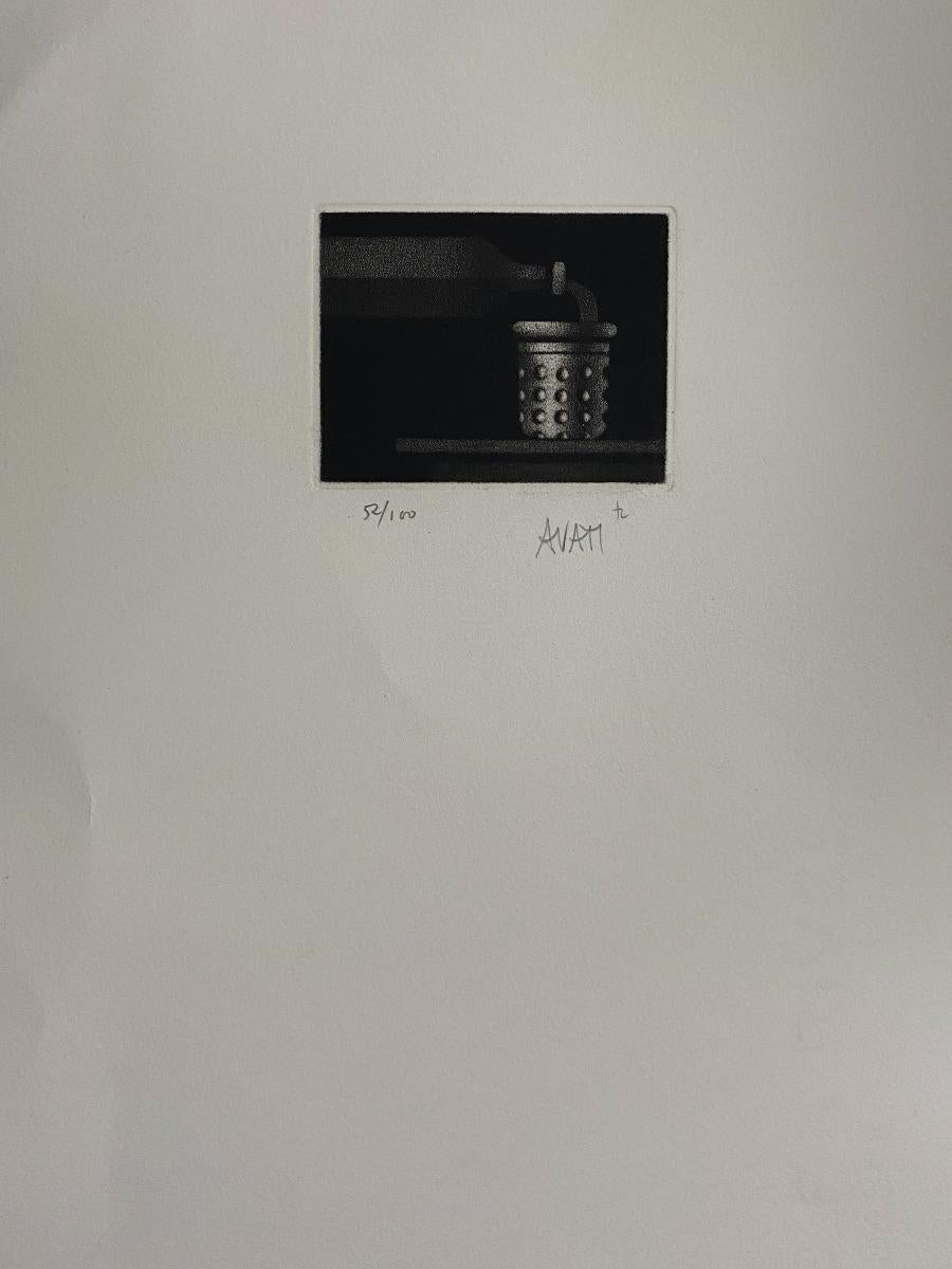 The Plant of life is original etching on paper, realized by the French artist and print-maker master Mario Avati (1921-2009).

Hand-signed on the lower right and numbered on the lower left in pencil. Edition of 52/100 prints.

Image Dimensions: 5 x