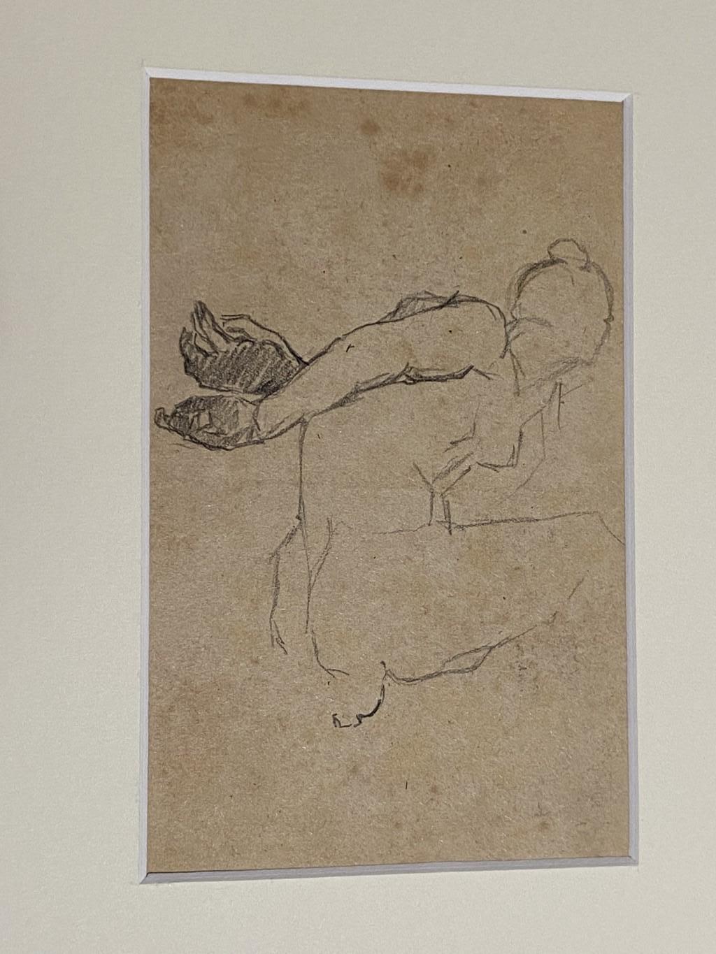 "Figure"  is an original pencil drawing on ivory-colorated cardboard by Beppe Curzi in 1940.

In excellent conditions.

This is an original drawing representing a nude woman.

Not signed.

Image Dimensions: 17.5 x 11 cm