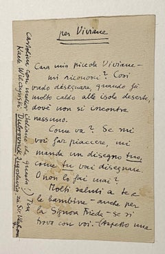 Portrait - Original Watercolor by Kate Wilczynski - 1935