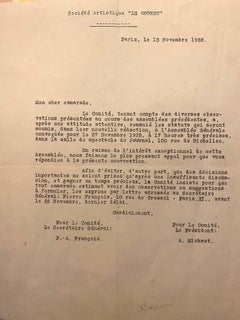 Woman's Portrait - Original Pencil by Bernard Bécan - 1940