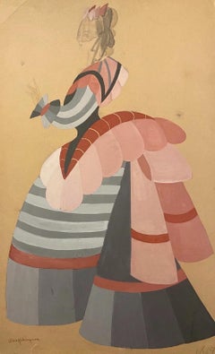Dressed in Ceremony - Pencil and tempera  - Late 19th Century