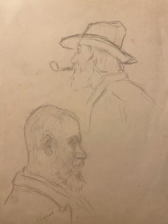 Portrait - Original Pencil Drawing signed "Choppard" - Early 20th Century