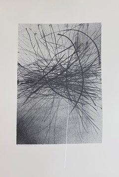 Variations in the Ether - Original Lithograph by Gianni Saccomandi - 1974