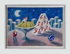 Card Game - Oil Painting by Armando Orfeo - 1999