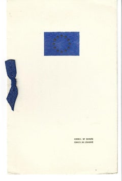 Gute-Wünsche-Broschüre - Grußkarte von André Lothe - 1950er Jahre