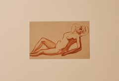 Nude - Original Watercolor on Paper - 1930s