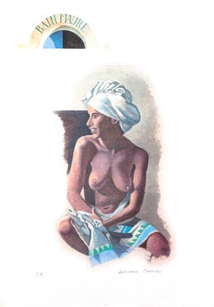 Hammam - Serigrafía de Deanna Frosini - Años 80