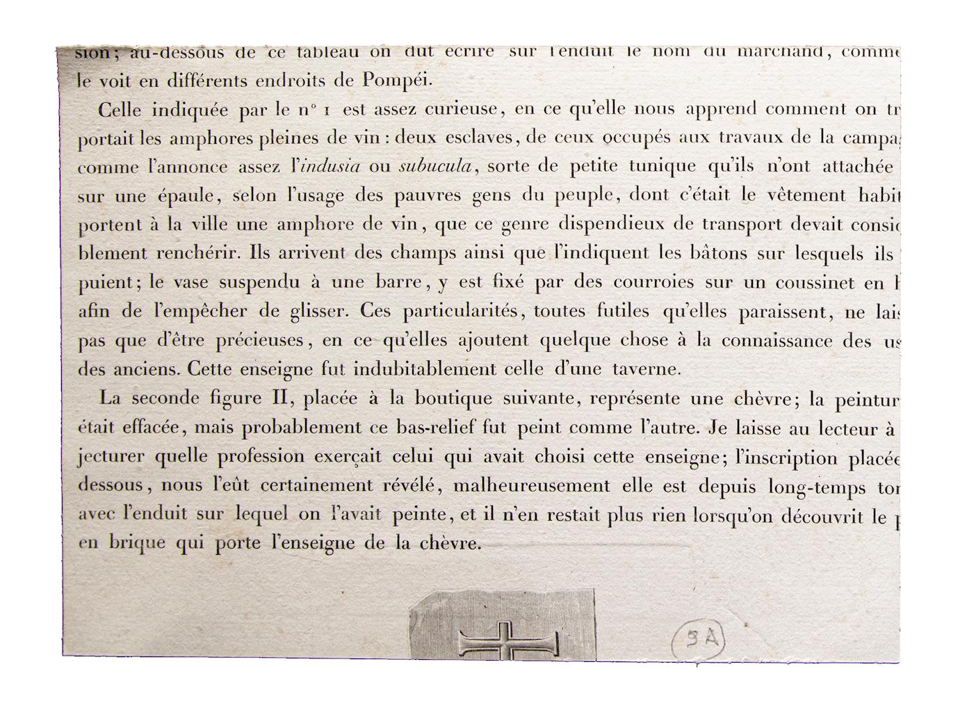 Empereur romain - Impression d'origine de F. Mazois - Début du 19ème siècle - Print de Francois Mazois