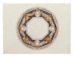 Illustration - Ink and Watercolor on Paper - 18th Century