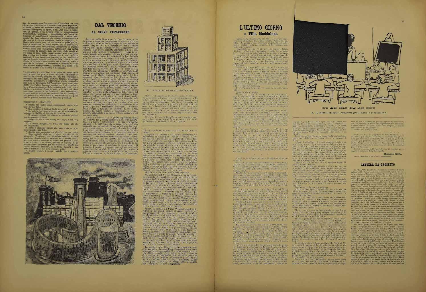 Il Selvaggio #10 - Rivista d'arte con incisioni di Mino Maccari - 1934 in vendita 1