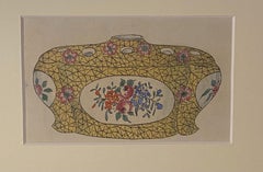 Porcelain Box - China Ink and Watercolor - 1890s