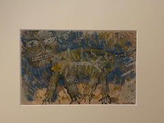 Omaggio a Paul Kee - Inchiostro e tempera di Sergio Barletta - Anni '60