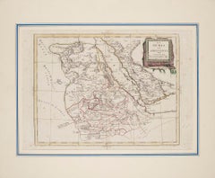 Antique Map of Nubia and Abissinia - Original Etching by Antonio Zatta - 1784
