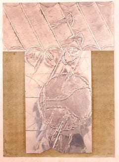 Composition - Original Mixed Media by Carlo Scarpa - 1970s