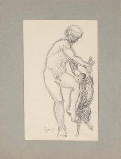 Figure - Original Pencil on Paper - Early-20th Century