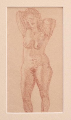 Nude - Original Drawing on Paper by Jean Delpech - 1930 ca.