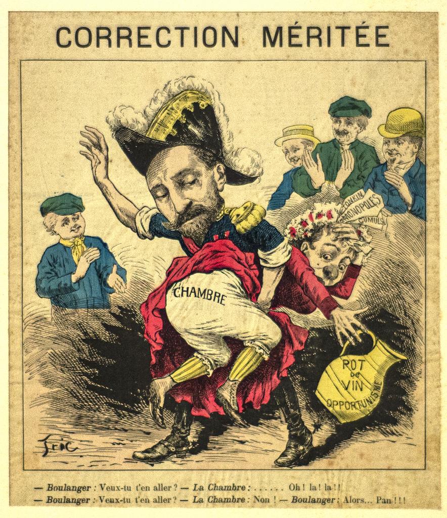 Original-Lithographie „Correction Mrit“ – 1888