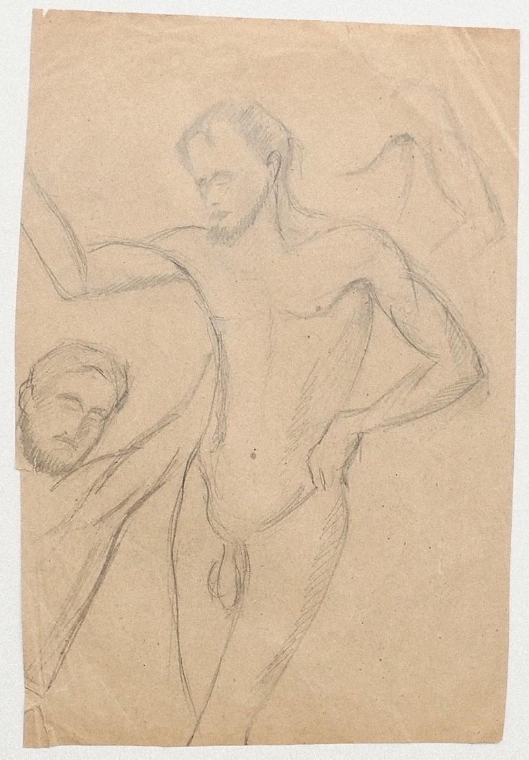 Studies for Figures - Original Drawing on Paper - 1920s - Art by Unknown