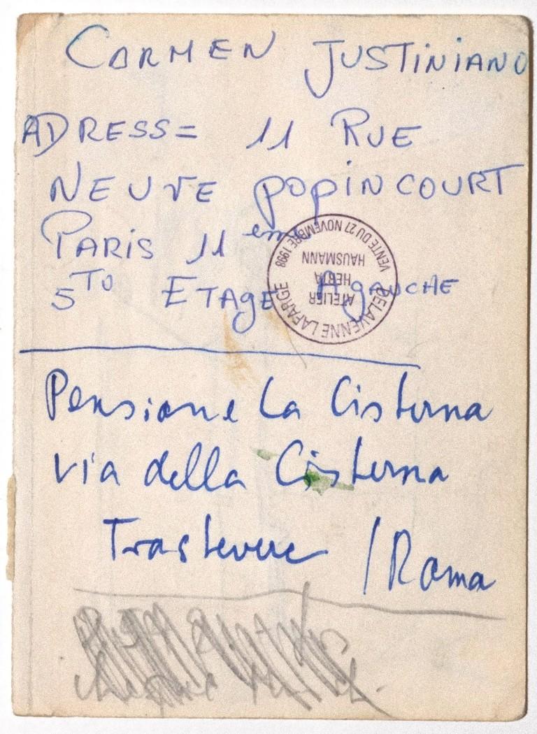 Calles de Roma - Dibujo original sobre papel de Herta Hausmann - Años 40 en venta 1