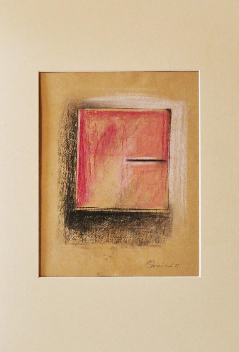 Notebook is an original artwork in pastel and pencil realized by Claudio Palmieri in 1989.

Hand-signed on the lower right in pencil and date.

Very good conditions.

Included a Passepartout: 49 x 34 cm

The artwork represents a beautiful drawing of