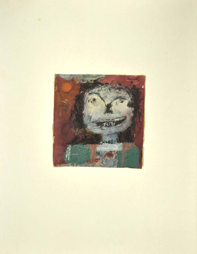La verità è un dipinto originale a tecnica mista, tempera e acquerello, realizzato da Sergio Barletta nel 1962.

Applicato su passepartout: 65 x 50 cm.

Firmato a mano e datato in alto a sinistra.

Titolato al centro.

In ottime condizioni, ad