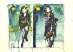 Top Model del siglo XX - Técnica mixta original de Sergio Barletta - 1994