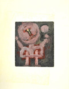 Figure - Original Mixed Media by Sergio Barletta - 1960s