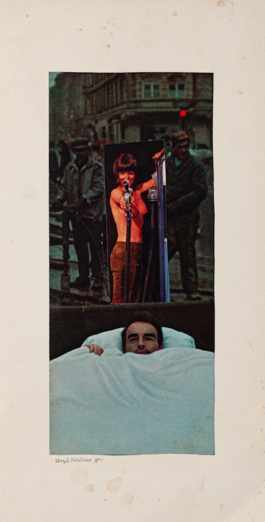 Dreaming - Original Collage by Sergio Barletta - 1975
