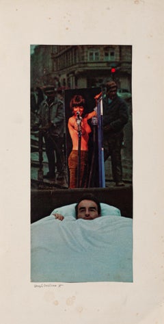 Dreaming - Original Collage von Sergio Barletta - 1975