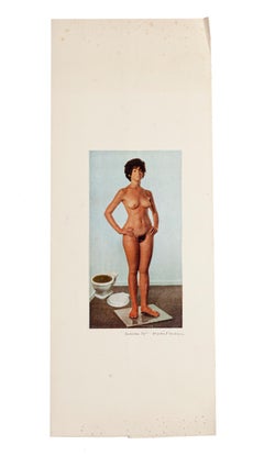 Desnudo - Collage original de Sergio Barletta - 1975