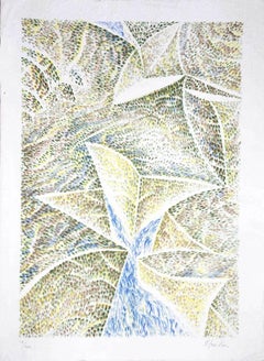 Composizione - Litografia originale di Fausto Liberatore- Anni '70
