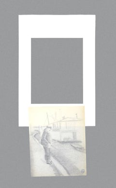 Fishing - Pencil on Paper - Early 20th Century