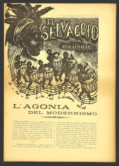 Vintage Il Selvaggio no.5 by Mino Maccari - 1934