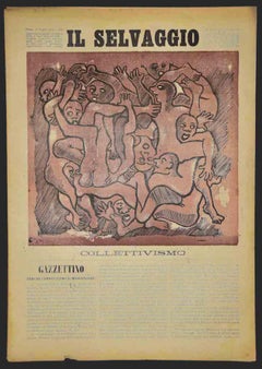 Il Selvaggio no.6/7 by Mino Maccari - 1934