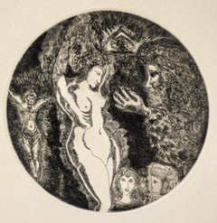 Nude - Original Etching by Gian Paolo Berto - 1974