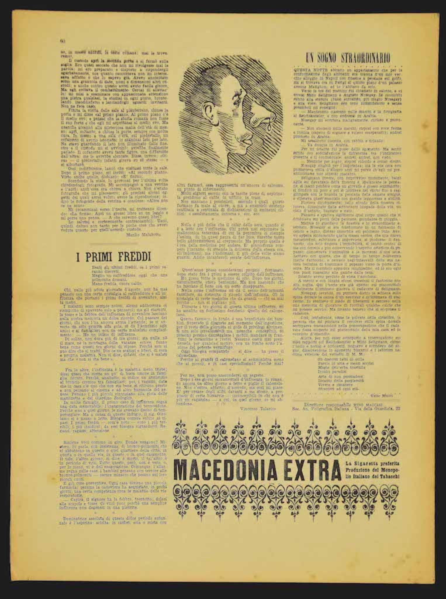 Il Selvaggio n°10 de Mino Maccari - 1935 en vente 1