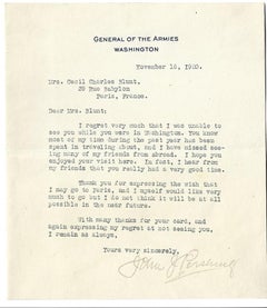 Confidential Letter by the General of the Armies - 1920