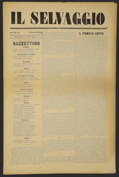 Il Selvaggio no.6 by Mino Maccari - 1932