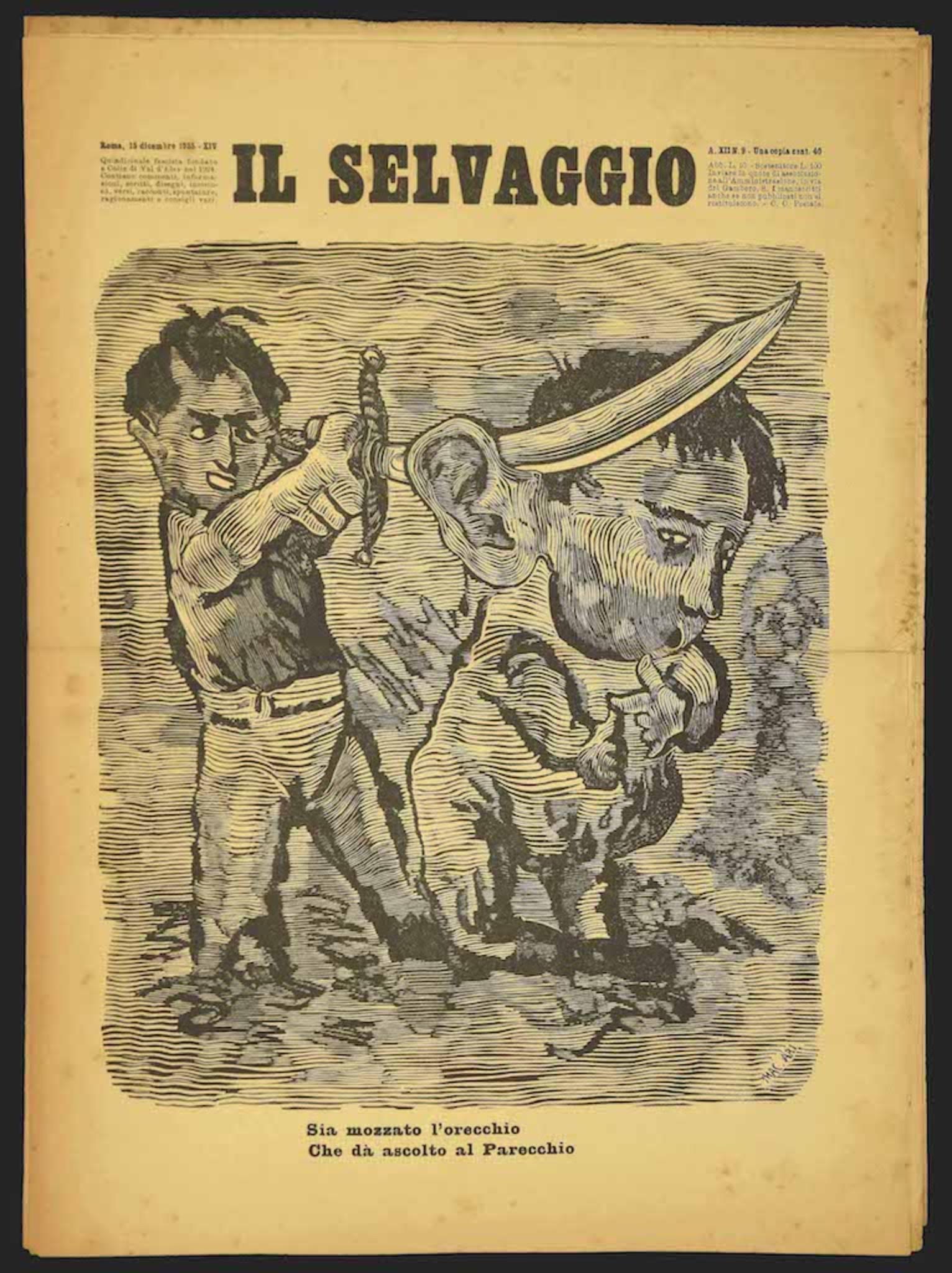 Il Selvaggio n°9 de Mino Maccari - 1935