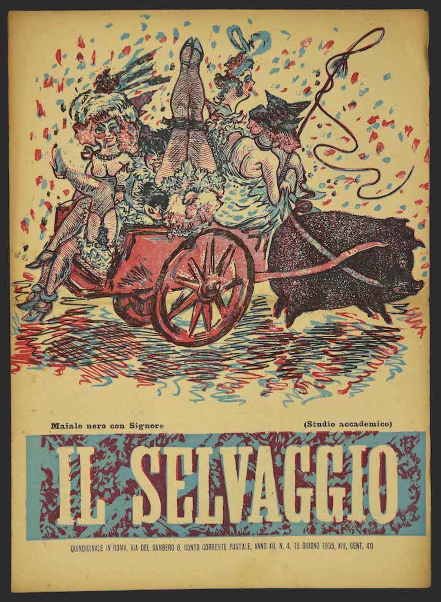 Il Selvaggio n°4/5 de Mino Maccari - 1935