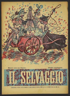 Il Selvaggio no.4/5 by Mino Maccari - 1935