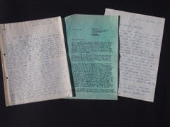 Vintage Un Plan de Travail en Amérique Latine - Letters by Jean-Pierre Guillermet - 1959