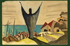 Capharnaüm - Original Mixed Media by Jean Raymond Delpech - 1940