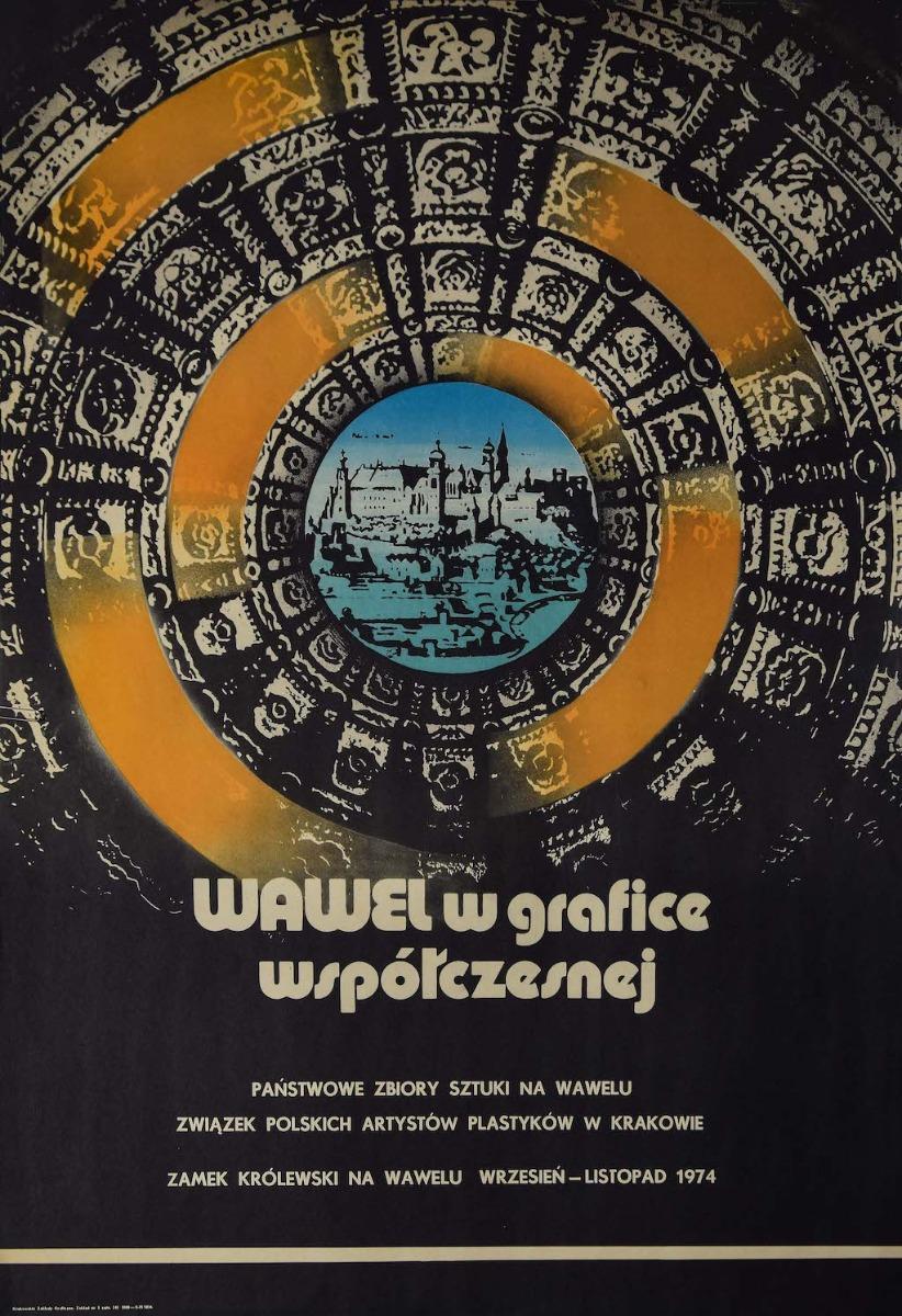 Wawel W Grafice - Poster is an original vintage Polish poster print.

The artwork represents the poster of the Wawel W Grafice in 1974.

Good conditions.