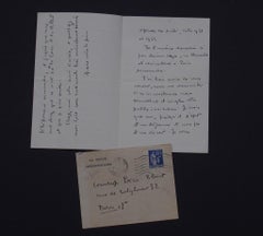 Lettre autographe signée par Franois Le Grix - 1939