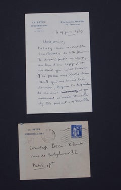 Autograph Letter Signed by François Le Grix - 1939