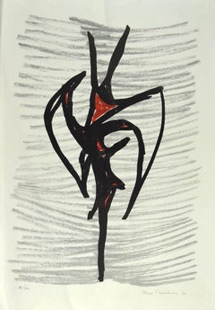 Study for a Totem - Original Screen Print by Nino Franchina - 1970