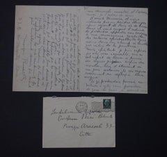 Autograph Letter Signed by Morgan Russell - 1935