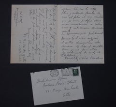 Letter From Via Margutta - Autograph Letter Signed by Morgan Russell - 1935